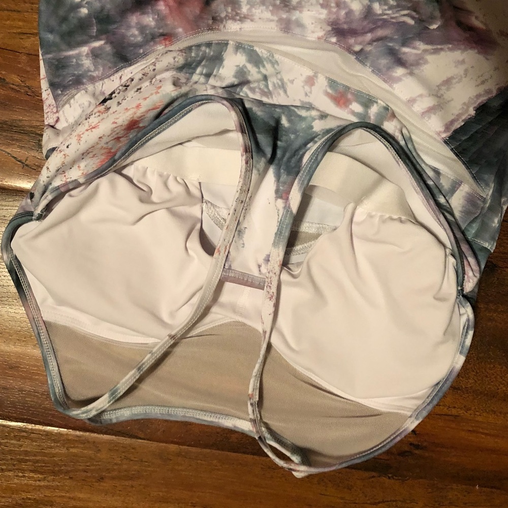 Fabletics Marble Racerback Tank W/ Built In Bra - Picture 5 of 5